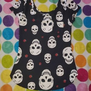 🍀No Boundaries Skull Tee